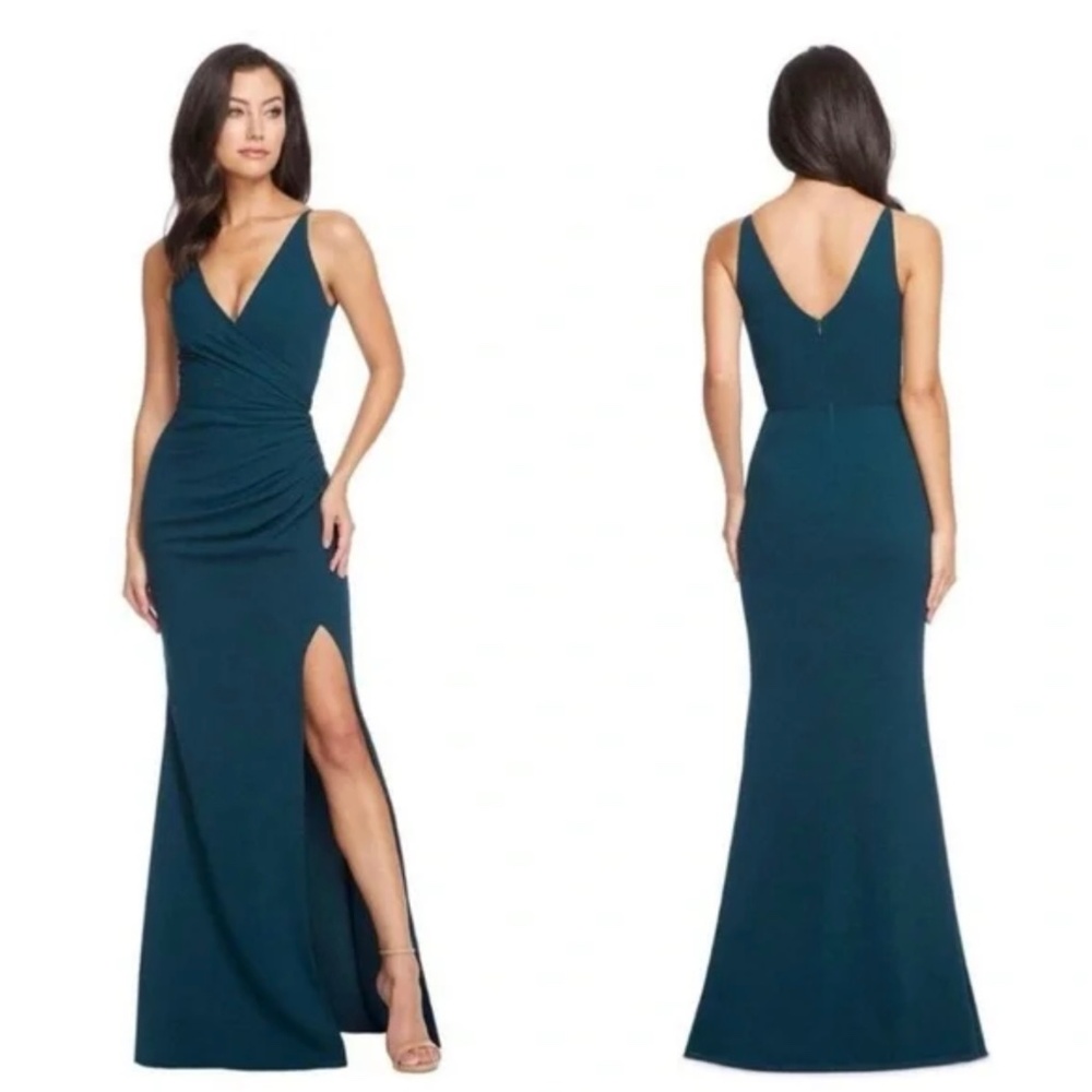 Dress the Population Jordan Maxi Dress Small Green NEW